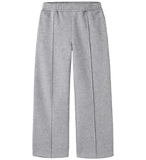 Name It Bukser - NkfNillina - Wide - Light Grey Melange