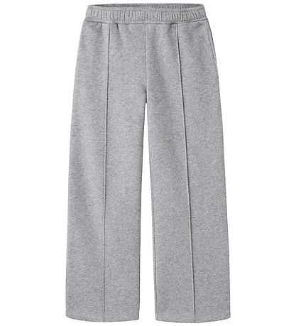 Name It Bukser - NkfNillina - Wide - Light Grey Melange