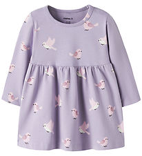 Name It Kjole - NbfVandora - Heirloom Lilac/Birds