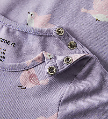 Name It Kjole - NbfVandora - Heirloom Lilac/Birds