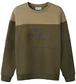 Name It Sweatshirt - NmmVemil - Olive Night/Game On