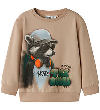 Name It Sweatshirt - NmmNathaniel - Sesame
