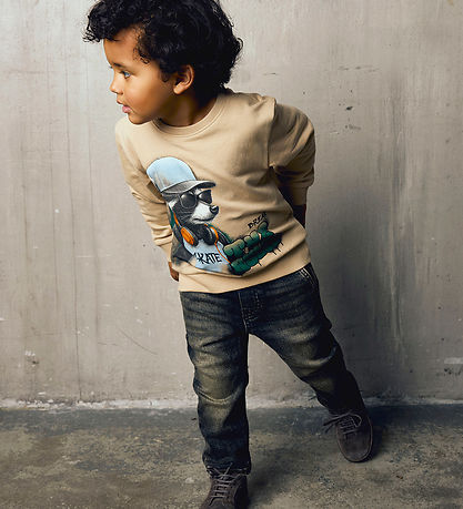 Name It Sweatshirt - NmmNathaniel - Sesame