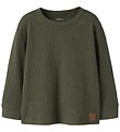Name It Bluse - NmmNicholas - Rib - Olive Night