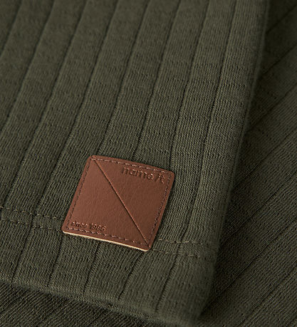 Name It Bluse - NmmNicholas - Rib - Olive Night