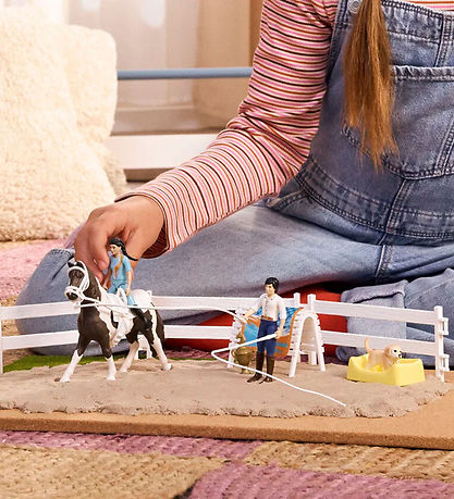 Schleich Horse Club - Kim's Vaulting Set - 19 Dele - 42799