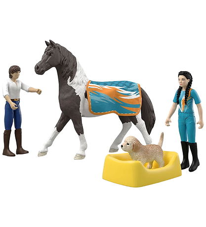 Schleich Horse Club - Kim's Vaulting Set - 19 Dele - 42799