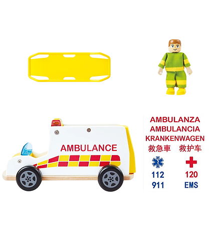 Hape Ambulance m. Lyd og Lys