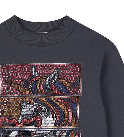 Billieblush Sweatshirt - Charcoal Grey m. Similisten