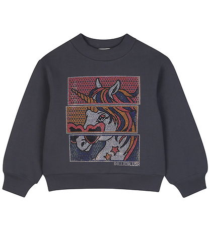 Billieblush Sweatshirt - Charcoal Grey m. Similisten