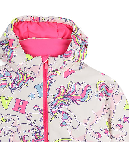 Billieblush Vinterjakke - Multicolor m. Enhjørninger