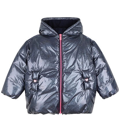 Billieblush Dynejakke - Navy m. Glimmer
