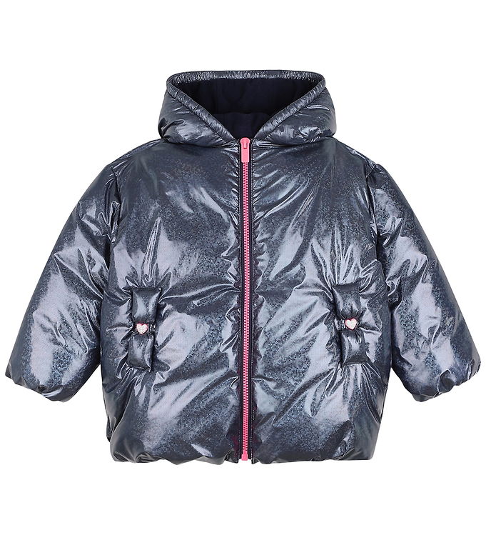 Billieblush Dynejakke - Navy m. Glimmer
