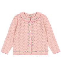 Konges Sløjd Cardigan - Strik - Hulmønster - Rosier - Light Rose