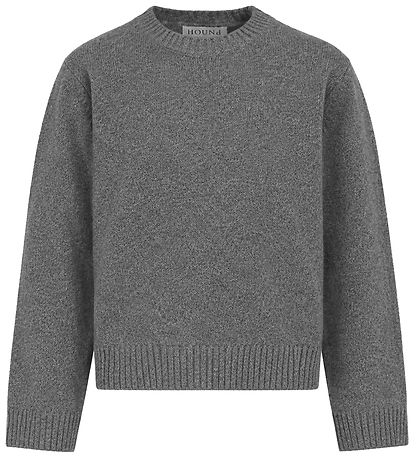 Hound Bluse - Strik - HdElla - Dark Grey Melange
