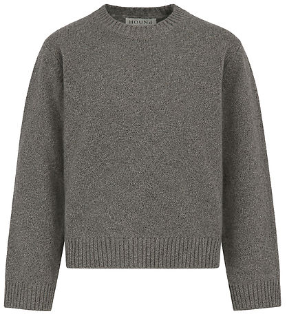 Hound Bluse - Strik - Dark Grey Melange