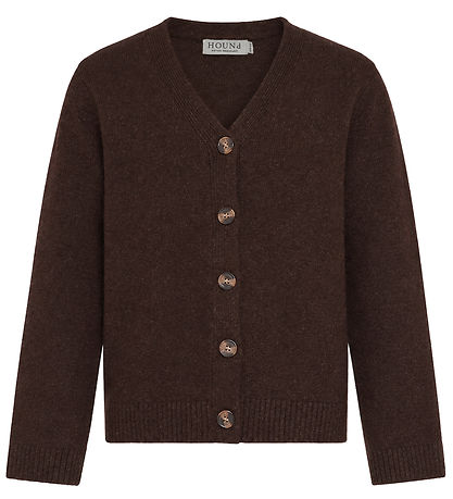 Hound Cardigan - Strik - Dark Brown