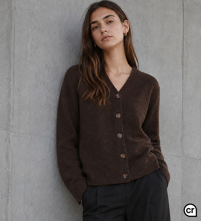 Hound Cardigan - Strik - Dark Brown