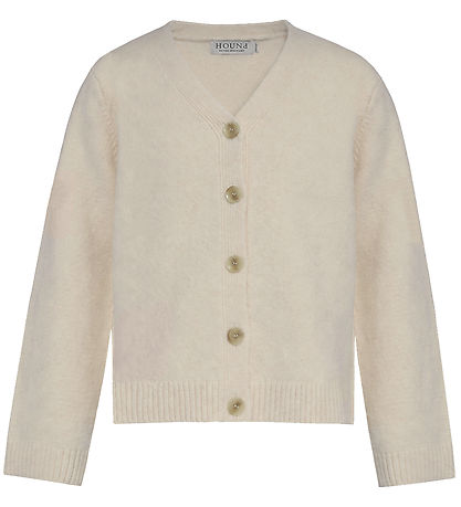 Hound Cardigan - Strik - HdElla - Creme