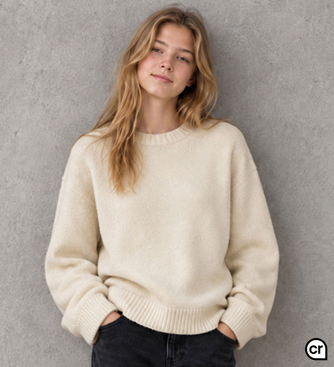 Hound Bluse - Strik - Creme