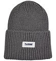 Hummel Hue - Strik - Beanie - Rib - Heavy - HmlJR - Dark Gull Gr