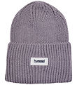 Hummel Hue - Strik - Beanie - Rib - Heavy - HmlJR - Gray Ridge
