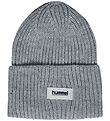 Hummel Hue - Strik - Beanie - Rib - Heavy - HmlJR - Grey Melange
