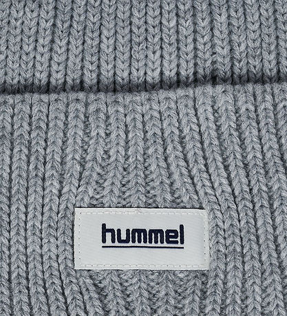 Hummel Hue - Strik - Beanie - Rib - Heavy - HmlJR - Grey Melange