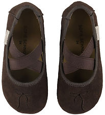 Sofie Schnoor Ballerina Hjemmesko - NeliaKB - Dark Brown
