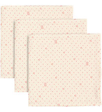 Konges Sløjd Stofbleer - 3-pak - 65x65 cm - Cherry Dot