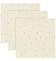 Konges Sløjd Stofbleer - 3-pak - 65x65 cm - Lemon Dot