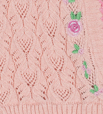 Konges Sløjd Elefanthue - Strik - Hulmønster - Rosier - Chintz R