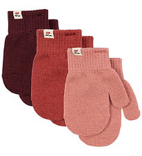 Konges Sløjd Luffer - Strik - 3-pak - Filla - Rose Mix