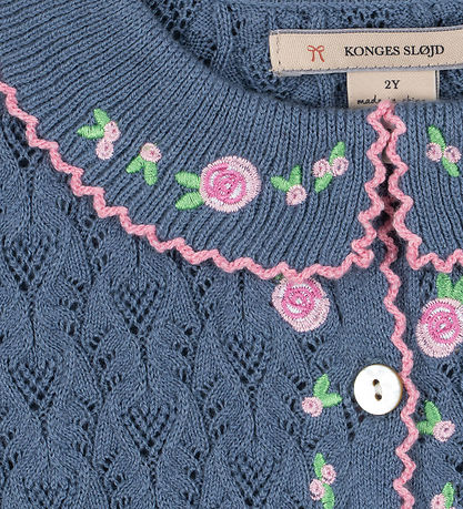 Konges Sløjd Cardigan - Strik - Rosier - Ashley Blue
