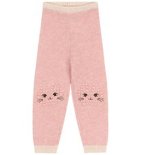 Konges Sløjd Bukser - Strik - Uld - Kitty - Silver Pink