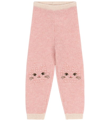 Konges Sløjd Bukser - Strik - Uld - Kitty - Silver Pink