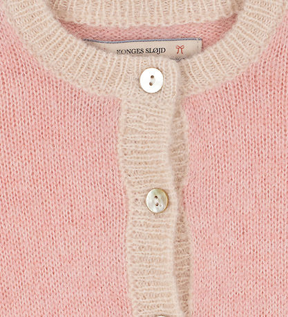 Konges Sløjd Cardigan - Strik - Uld - Kitty - Silver Pink