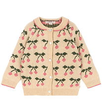 Konges Sløjd Cardigan - Strik - Uld - Belou Collar - Cherry