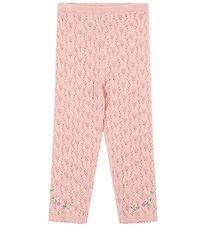 Konges Sløjd Bukser - Strik - Hulmønster - Rosier - Chintz Rose