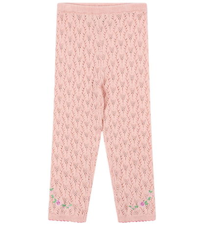 Konges Sløjd Bukser - Strik - Hulmønster - Rosier - Chintz Rose