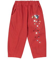 Konges Sløjd Jeans - Magot Sequin Frill - Cardinal