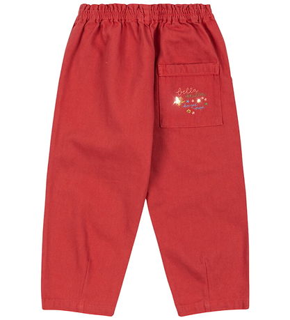 Konges Sløjd Jeans - Magot Sequin Frill - Cardinal