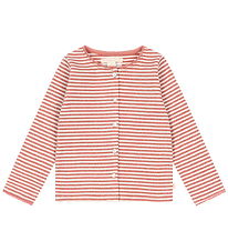 Konges Sløjd Cardigan - Rib - Roli Stripe - Rose Cream Stripe