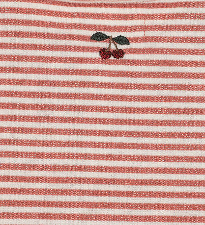 Konges Sløjd Cardigan - Rib - Roli Stripe - Rose Cream Stripe