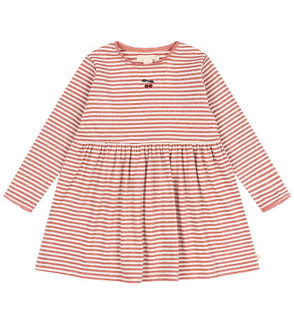 Konges Sløjd Kjole - Rib - Roli Stripe - Rose Cream Stripe