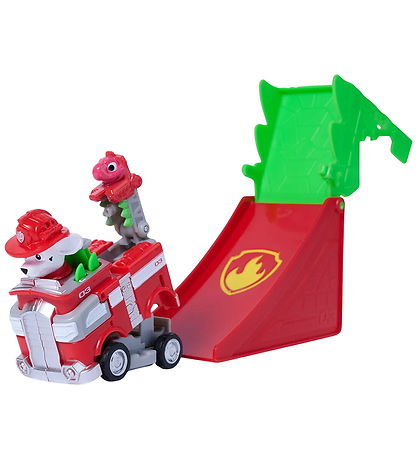 Paw Patrol: Dino Filmen - Dino Pup Squad Jump Flip - Marshall