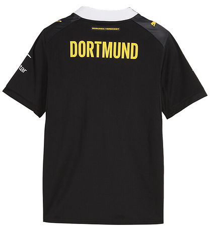 Puma Fodboldtrøje - BVB Away Jersey Replica Jr - Sort