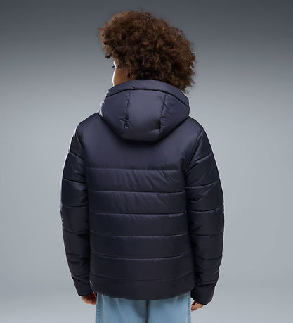 Puma Dynejakke - ESS Hooded Padded Jacket - Blå