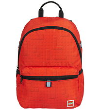LEGO® Tasker - Rygsæk - Colorblock - Brick Dots Red