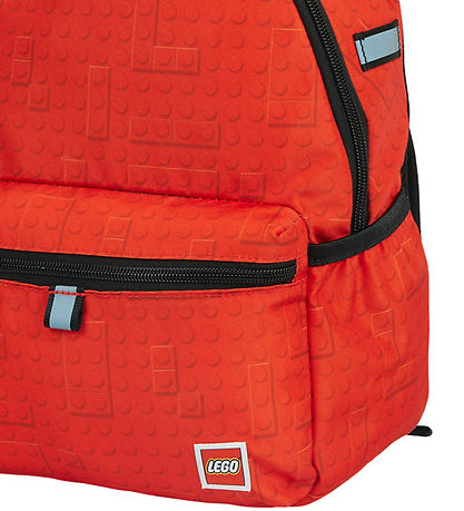 LEGO® Tasker - Rygsæk - Colorblock - Brick Dots Red